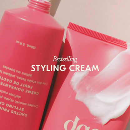 DAE Cactus Fruit 3-In-1 Styling Cream - Smooth Styles, Prep Shiny Blowouts, Defines Curls (5 oz.)